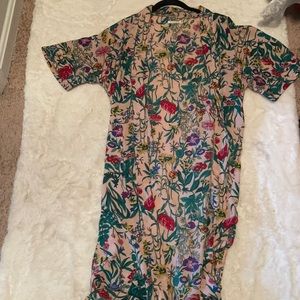 Multi colored floral long Kimono (s)